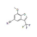 7-甲氧基-3-(三氟甲基)苯并呋喃-5-甲腈