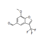 7-甲氧基-3-(三氟甲基)苯并呋喃-5-甲醛