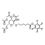 (2R,3R,4R,5R,6R)-5-乙酰氨基-2-(乙酰氧基甲基)-6-[[6-氧代-6-(全氟苯氧基)己基]氧基]四氢-2H-吡喃-3,4-二基二乙酸酯