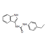 1-(4-乙基苯基)-3-(3-吲哚基)脲
