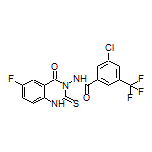 3-氯-N-[6-氟-4-氧代-2-硫代-1,2-二氢喹唑啉-3(4H)-基]-5-(三氟甲基)苯甲酰胺