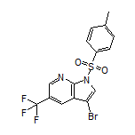 3-溴-1-对甲苯磺酰基-5-(三氟甲基)-7-氮杂吲哚