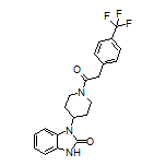 1-[1-[2-[4-(三氟甲基)苯基]乙酰基]-4-哌啶基]苯并咪唑-2(3H)-酮