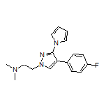 2-[4-(4-氟苯基)-3-(1-吡咯基)-1-吡唑基]-N,N-二甲基乙胺