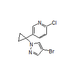 5-[1-(4-溴-1-吡唑基)环丙基]-2-氯吡啶