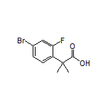 2-(4-溴-2-氟苯基)-2-甲基丙酸
