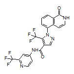 1-(1-氧代-1,2-二氢-5-异喹啉基)-5-(三氟甲基)-N-[2-(三氟甲基)-4-吡啶基]吡唑-4-甲酰胺
