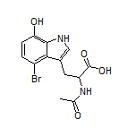 N-乙酰基-4-溴-7-羟基-DL-色氨酸