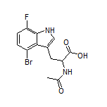 N-乙酰基-4-溴-7-氟-DL-色氨酸
