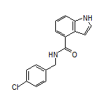N-(4-氯苄基)-1H-吲哚-4-甲酰胺