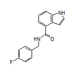 N-(4-氟苄基)-1H-吲哚-4-甲酰胺