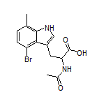 N-乙酰基-4-溴-7-甲基-DL-色氨酸