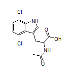 N-乙酰基-4,7-二氯-DL-色氨酸