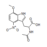 N-乙酰基-7-甲氧基-4-硝基-DL-色氨酸