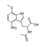 N-乙酰基-4-氨基-7-甲氧基-DL-色氨酸