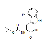 Boc-4-氟-DL-色氨酸