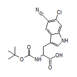 Boc-6-氯-5-氰基-DL-色氨酸