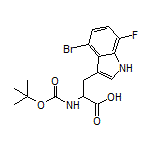 Boc-4-溴-7-氟-DL-色氨酸