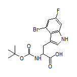 Boc-4-溴-6-氟-DL-色氨酸