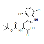 Boc-4,7-二氯-DL-色氨酸