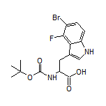 Boc-5-溴-4-氟-DL-色氨酸