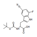 Boc-5-氰基-7-氟-DL-色氨酸