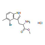 4-溴-5-甲基-DL-色氨酸甲酯盐酸盐