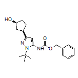 (1S,3R)-3-[5-(Cbz-氨基)-1-(叔丁基)-3-吡唑基]环戊醇