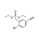 2-溴-5-氰基苄基膦酸二乙酯