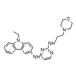 N4-(9-乙基-9H-咔唑-3-基)-N2-[3-(4-吗啉基)丙基]嘧啶-2,4-二胺