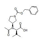 (R)-2-[N-[(S)-1-Cbz-3-吡咯烷基]乙酰氨基]-3-甲基丁酸