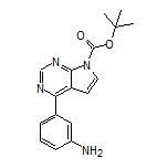 3-(7-Boc-7H-吡咯并[2,3-d]嘧啶-4-基)苯胺