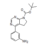 3-(7-Boc-6,7-二氢-5H-吡咯并[2,3-d]嘧啶-4-基)苯胺