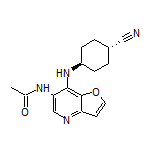 N-[7-[(反式-4-氰基环己基)氨基]呋喃并[3,2-b]吡啶-6-基]乙酰胺