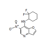 N-(2,2-二氟环己基)-6-硝基呋喃并[3,2-b]吡啶-7-胺