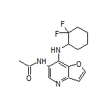 N-[7-[(2,2-二氟环己基)氨基]呋喃并[3,2-b]吡啶-6-基]乙酰胺