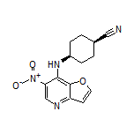 顺式-4-[[6-硝基呋喃并[3,2-b]吡啶-7-基]氨基]环己烷甲腈