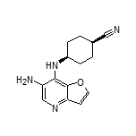 顺式-4-[[6-氨基呋喃并[3,2-b]吡啶-7-基]氨基]环己烷甲腈