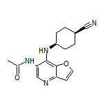 N-[7-[(顺式-4-氰基环己基)氨基]呋喃并[3,2-b]吡啶-6-基]乙酰胺