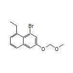 1-溴-8-乙基-3-(甲氧基甲氧基)萘