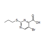 5-溴-2-(丙基硫基)嘧啶-4-甲酸