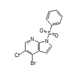 4-溴-5-氯-1-(苯磺酰基)-7-氮杂吲哚