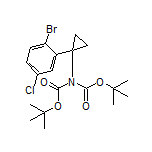 1-(2-溴-5-氯苯基)-N,N-二-Boc-环丙胺