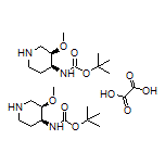 双[(3R,4S)-N-Boc-4-氨基-3-甲氧基哌啶]半草酸盐