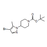 1-Boc-4-(4-溴-5-甲基-1-吡唑基)哌啶