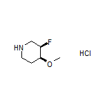 (3R,4S)-3-氟-4-甲氧基哌啶盐酸盐