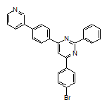 4-(4-溴苯基)-2-苯基-6-[4-(3-吡啶基)苯基]嘧啶