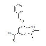 7-(苄氧基)-2,3-二甲基-1H-吲哚-5-甲酸