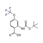 2-(Boc-氨基)-4-(三氟甲氧基)苯甲酸