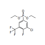 [3-氯-4-氟-5-(三氟甲基)苯基]膦酸二乙酯